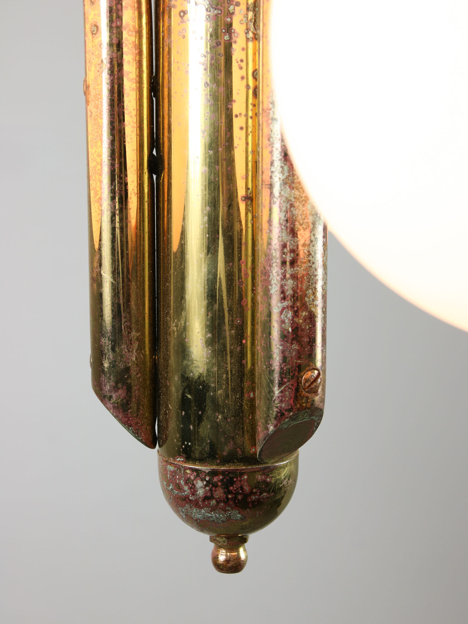 Vintage italian golden angel chandelier