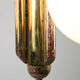Vintage italian golden angel chandelier