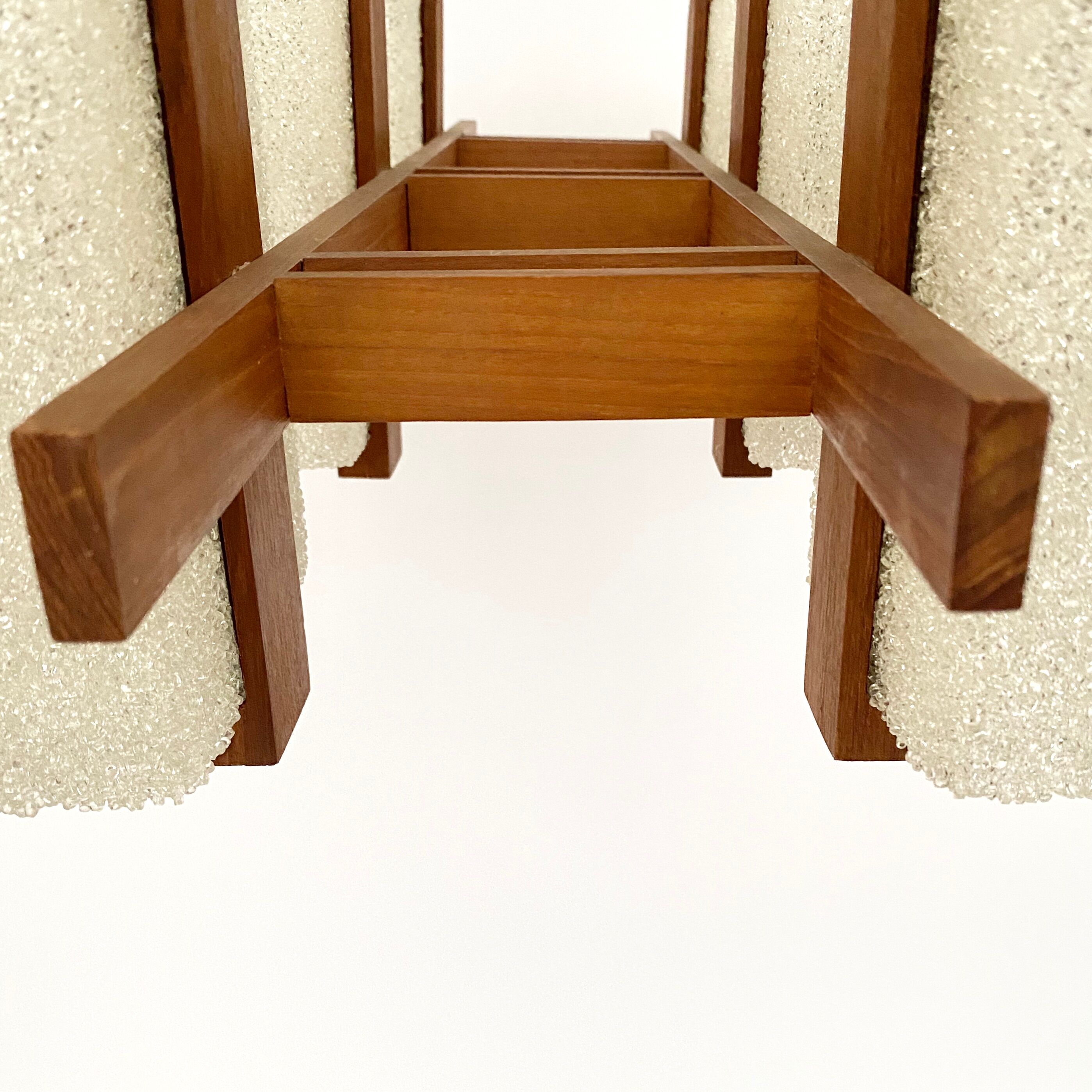 Vintage Scandinavian 70s chandelier.