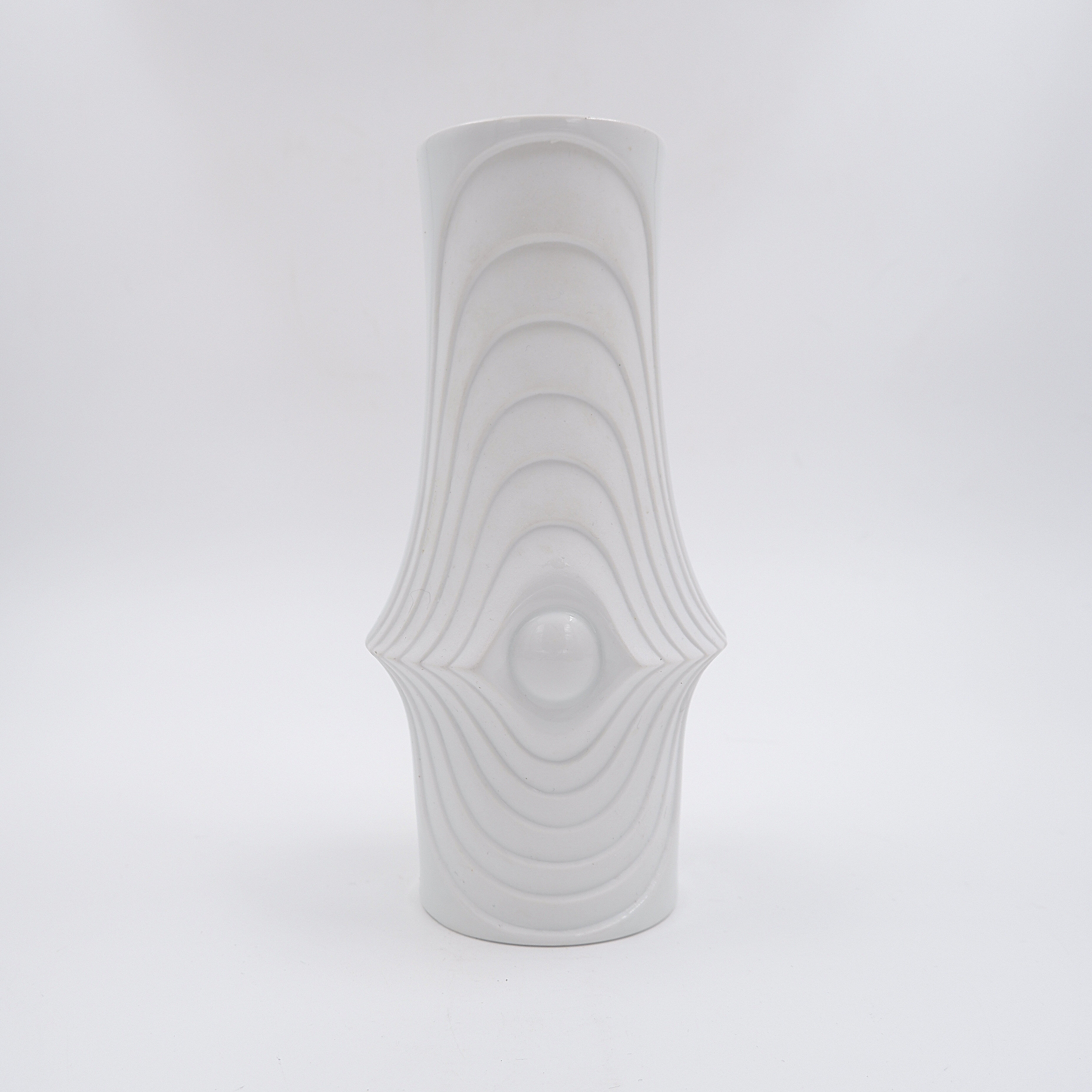 Op Art porcelain vase by Royal Bavaria KPM, Germany, 1970s