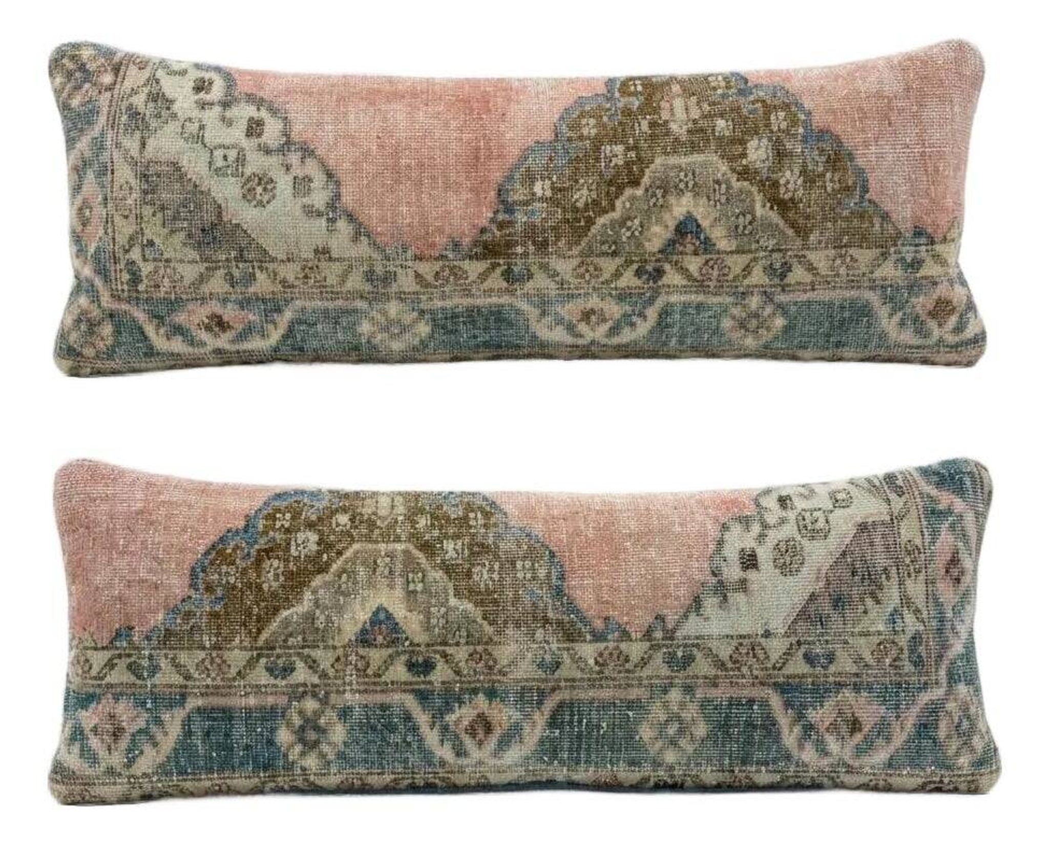 Lot de 2 housses de coussin turque vintage 38x119 cm
