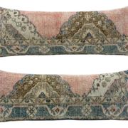 Lot de 2 housses de coussin turque vintage 38x119 cm