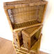 Commode rotin blond 3 tiroirs