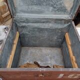 Square wooden trunk