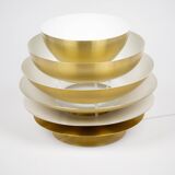 Lampe suspendue vintage danoise Barcelona par Bent Karlby, Lyfa, années 1960.