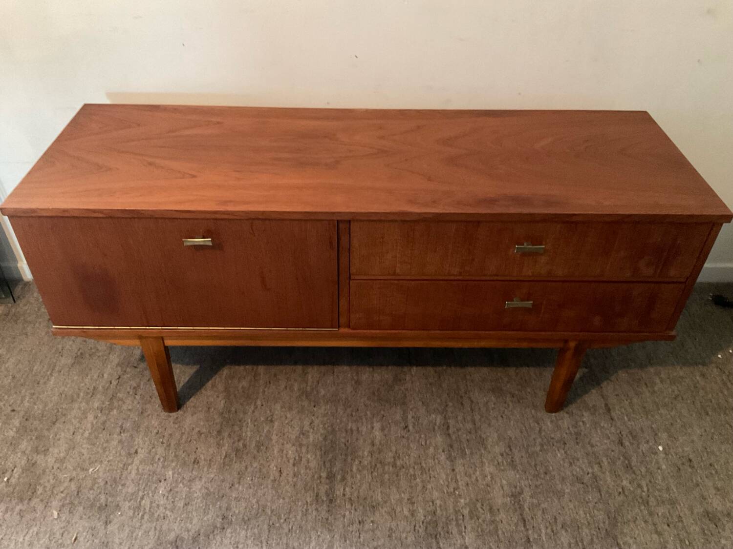 Vintage teak TV stand