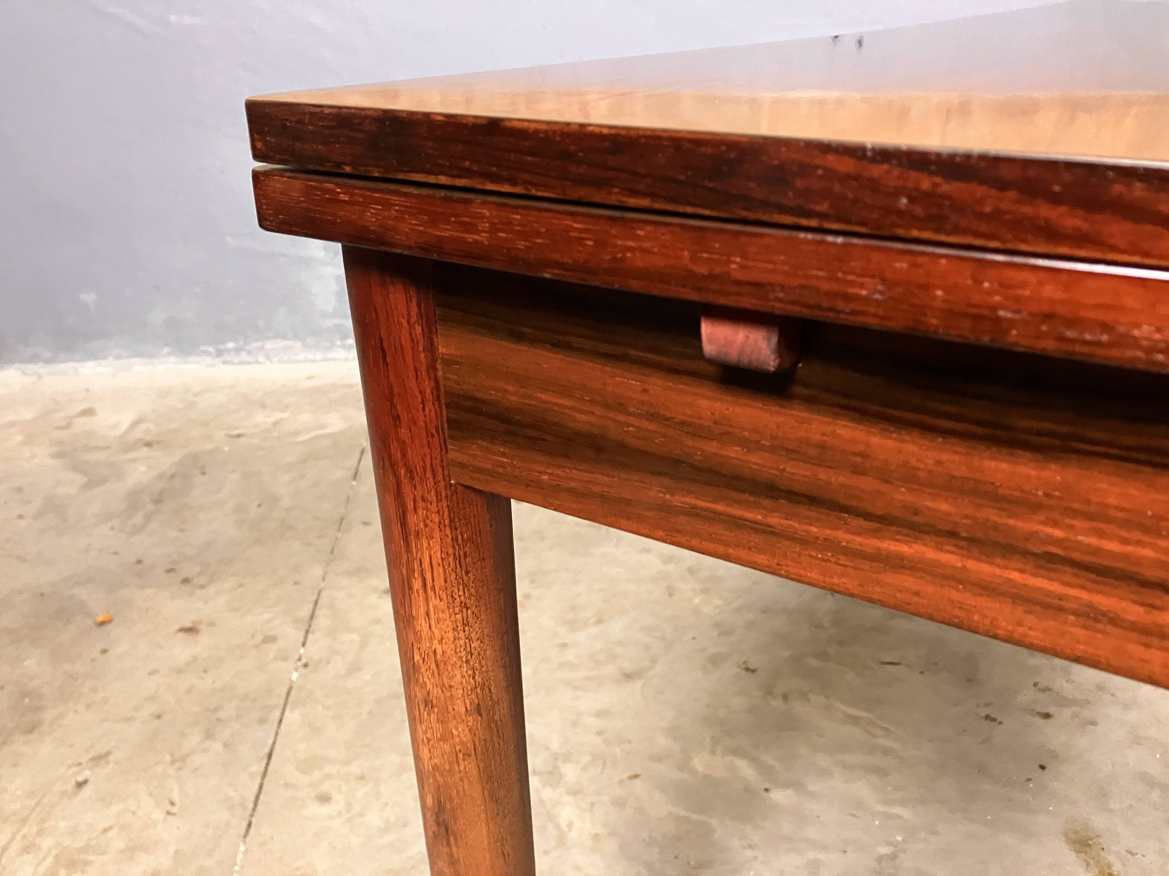 Rosewood dining table XL Mid Century Vintage Dutch Design