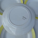 4 old Gien flat plates