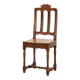 Chaise d'appoint en chêne sculpté, France, XVIIIe siècle