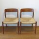 Pair of Niels Otto Møller chairs