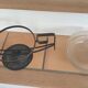 Coupe art deco verre/metal