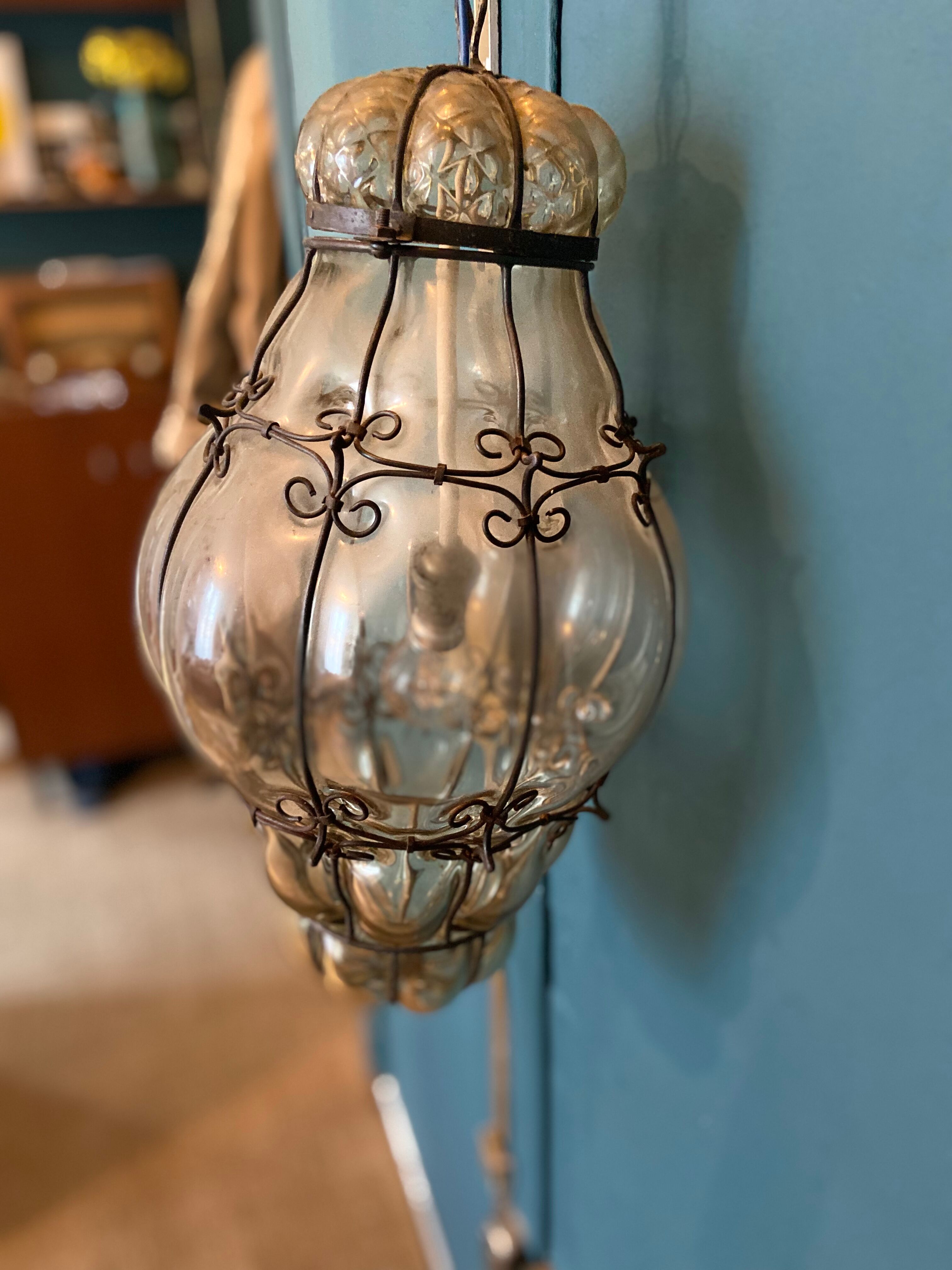 Venetian lantern art deco style