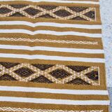 Handmade bed-down carpet made of pure wool  - 72x128cm