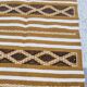 Handmade bed-down carpet made of pure wool  - 72x128cm
