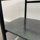 Vintage glass and steel coffee table Years 50