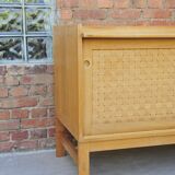 Danish vintage oak sideboard by Ilse & Ove Rix for Uldum Møbelfabrik