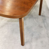 Teak expandable dining table, Sweden, 1960