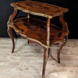 Table à Thé Marquetée Style Louis XV