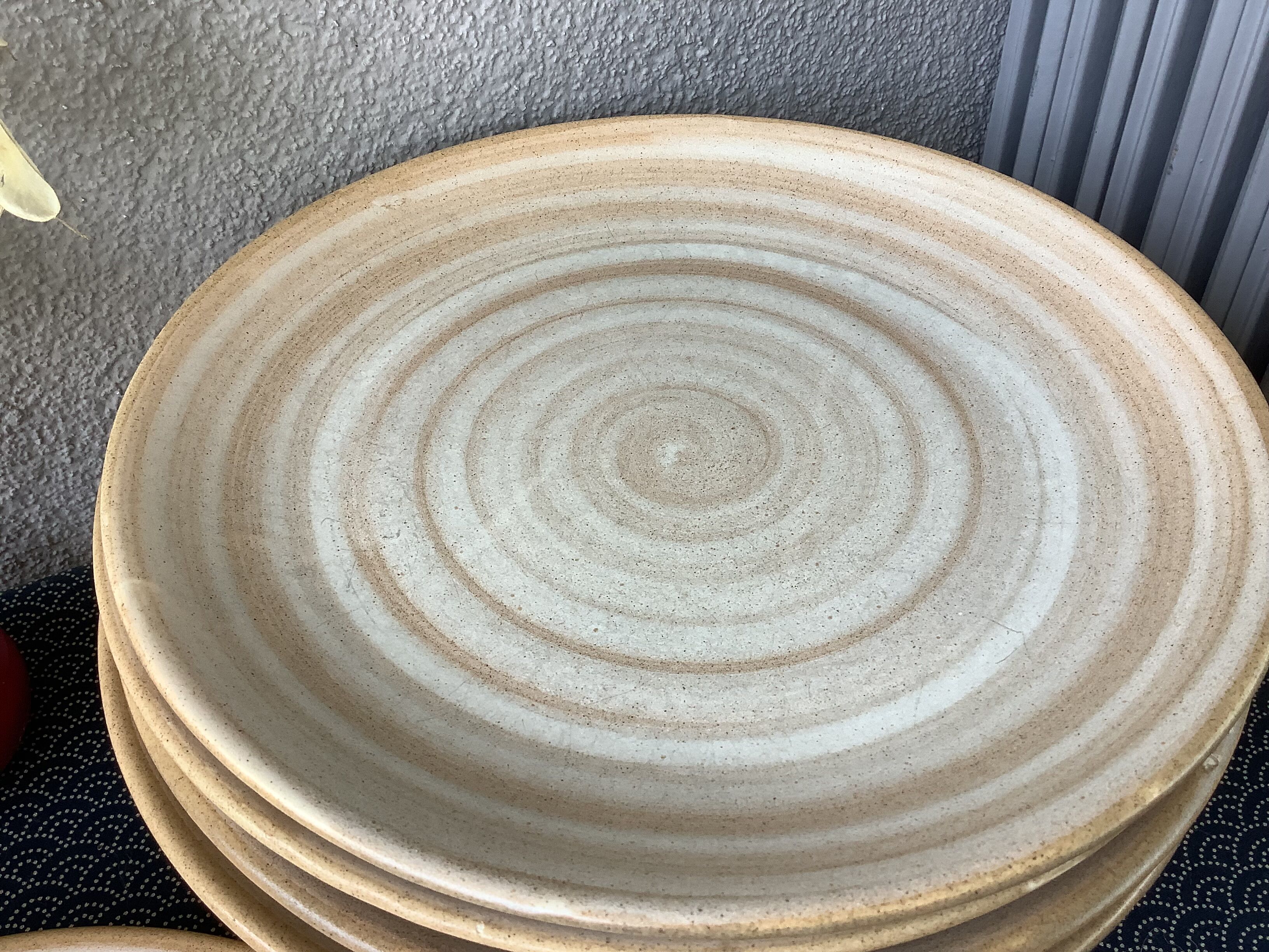 Niderviller plates model Modernist style stone