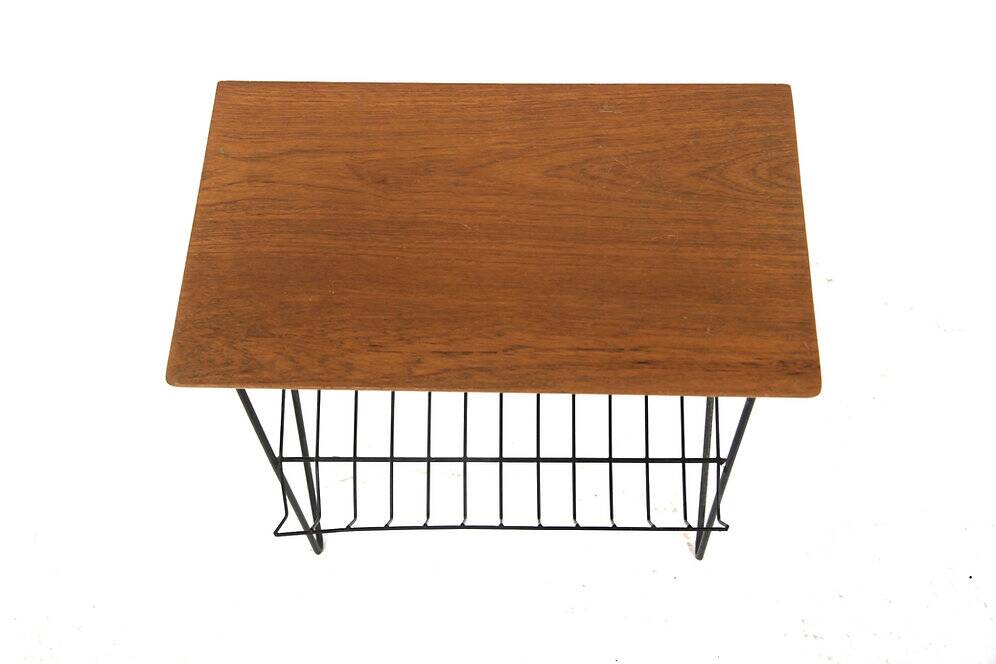 "Stringbord" teak side table, Sweden, 1950