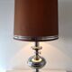 Large Mid-Century Italian Chrome Table Lamp, 1960s