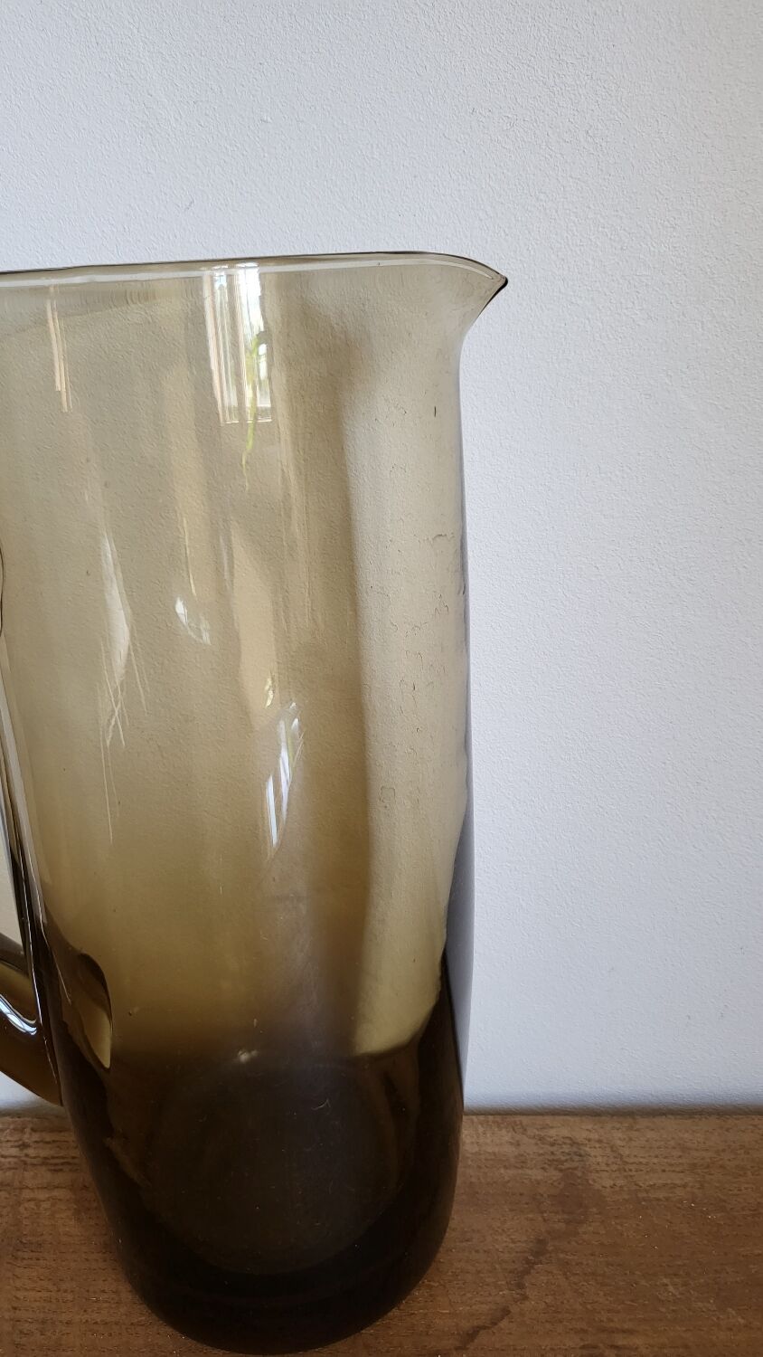 Amber glass jug/jug