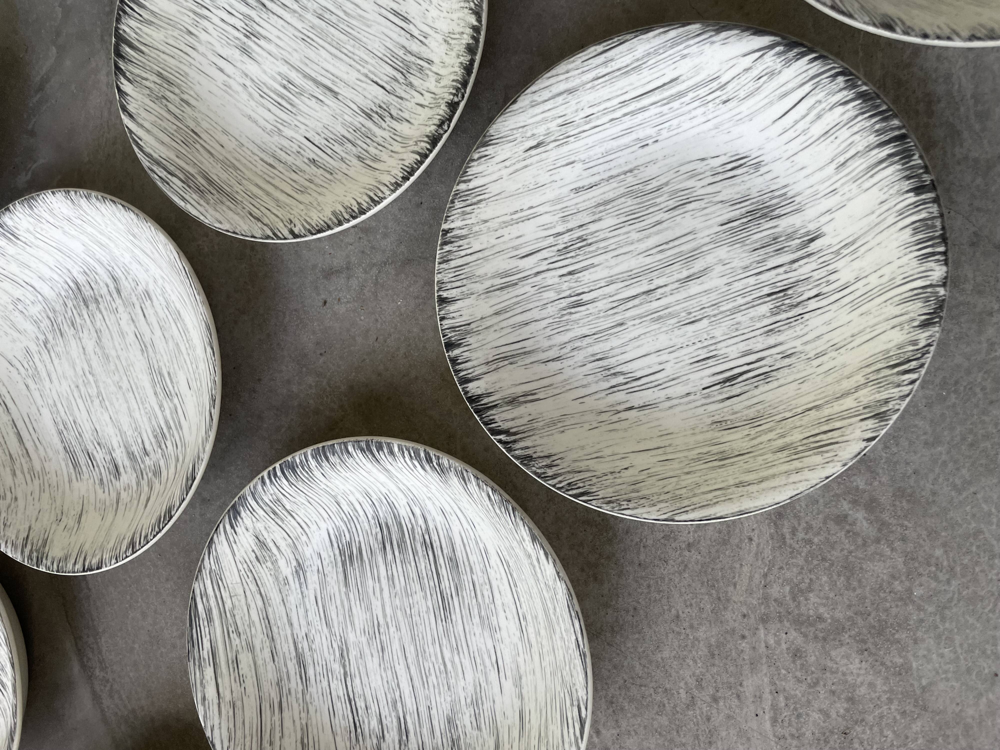 Set of plates and dishes Bazas de Salins 1960