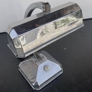 Petite lampe Pirouett Art Déco pied chromé