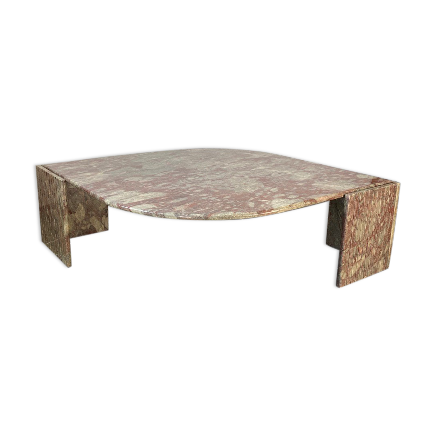 Marble table Roche Bobois, vintage 70s