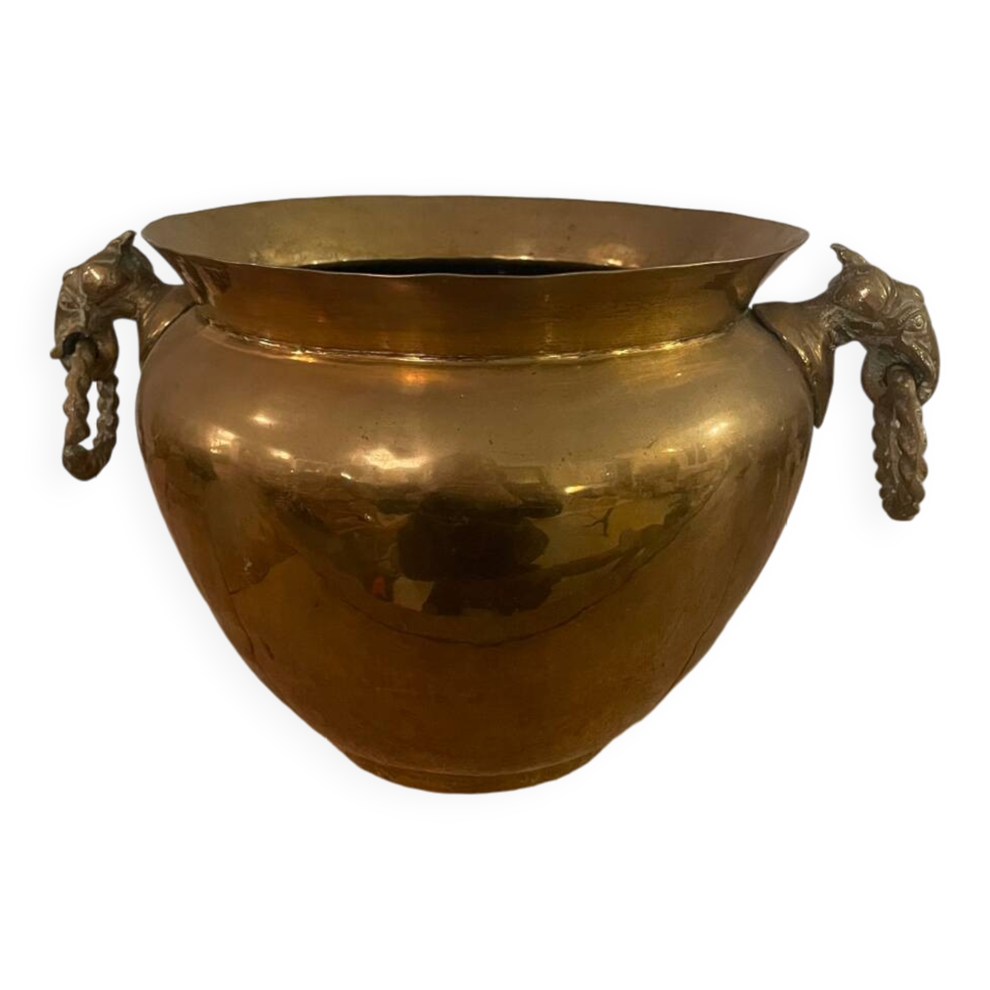 19th century Indian flowerpot