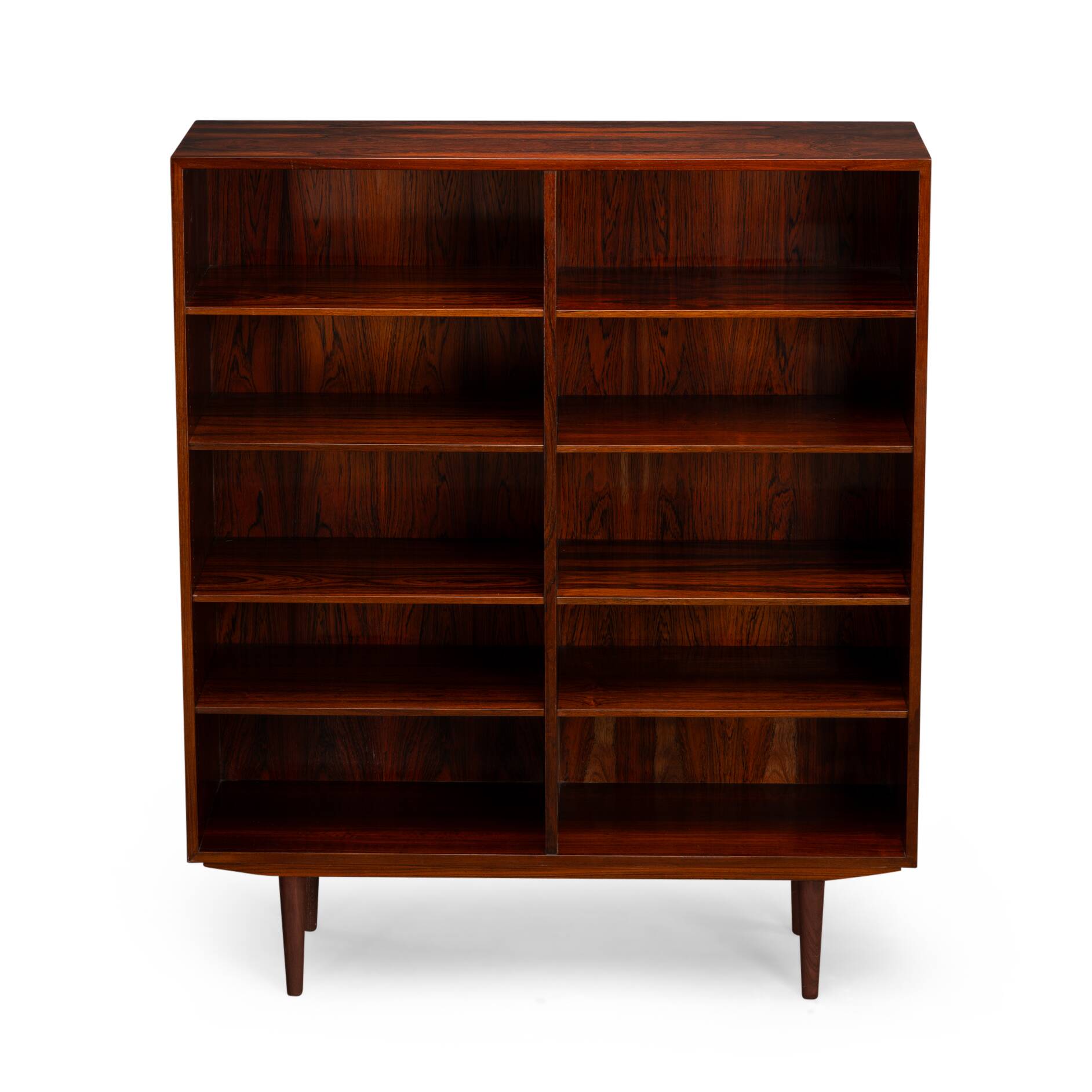 Danish Design Rosewood bookcase Model 6  by  Omann Jun Mobelfabrik, 1960s
