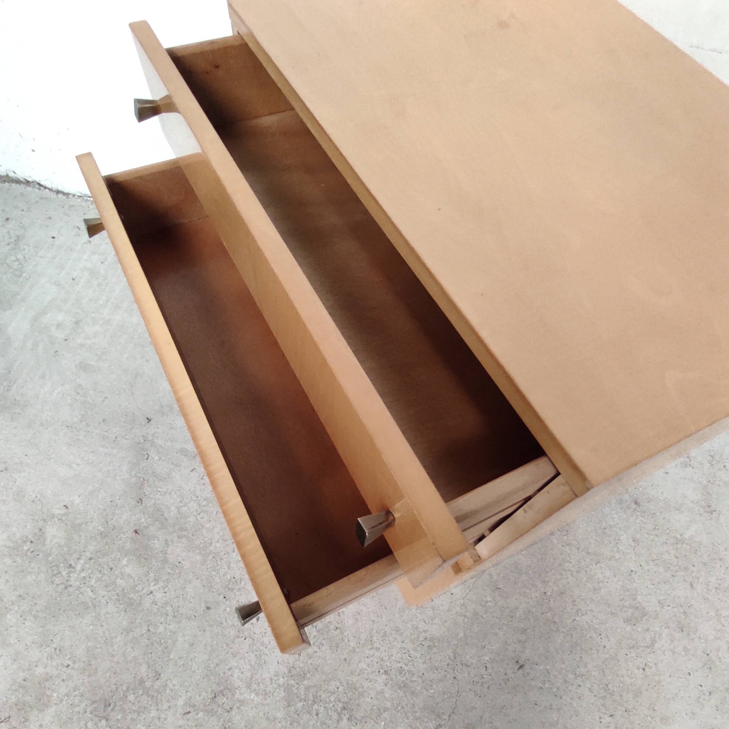 Pair of blond furniture, 1960