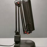 Unilux - Lampe de bureau articulée noire 2 bras - Années 1980/90