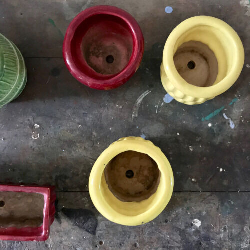 Ceramic pots for plants