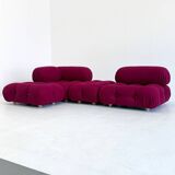 Camaleonda Modular Sofa in Bordeaux by Mario Bellini for B&B Italia