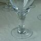 Verres a pied trompeur en verre epais bistrot