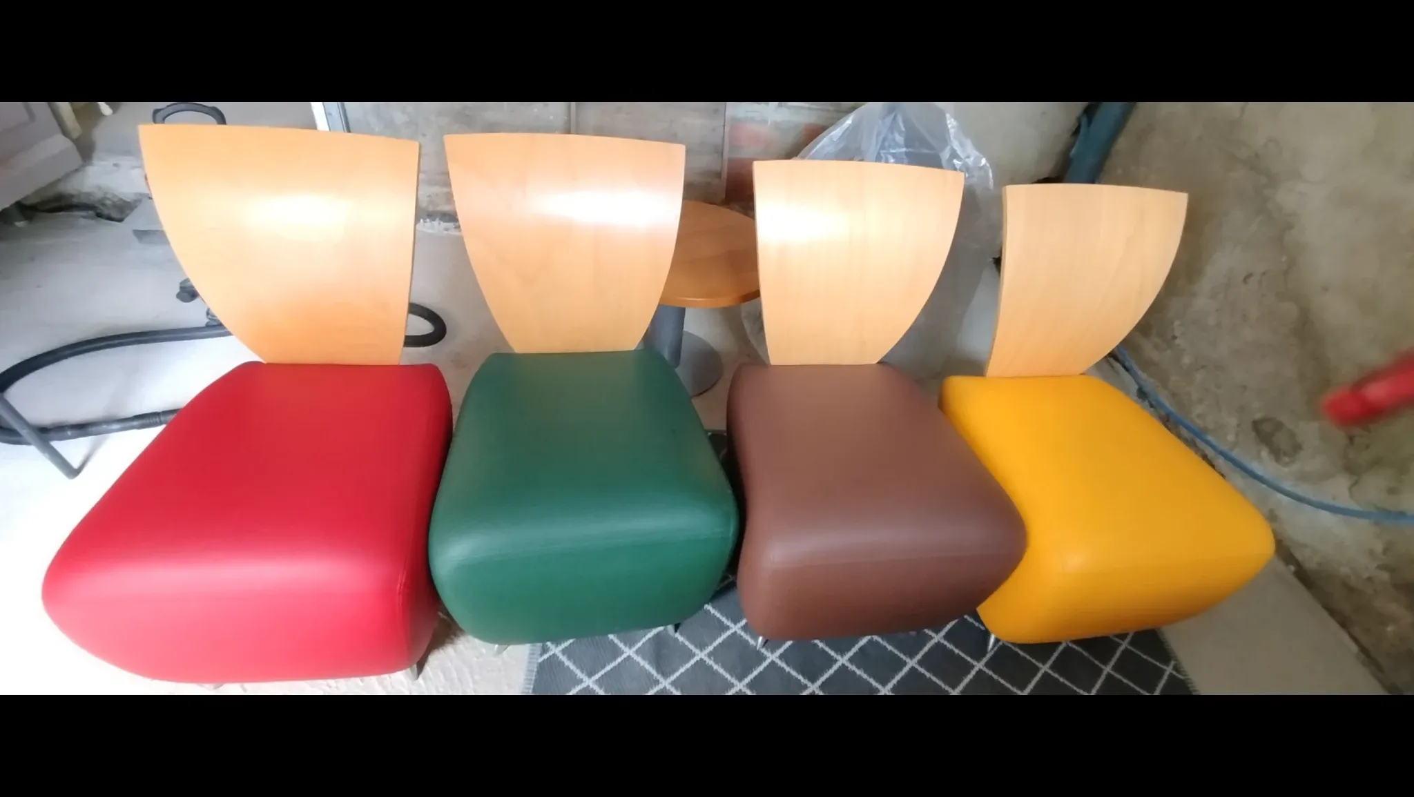4 Bobo armchairs by Dietmar Scharping for Dauphin, 1990s/2000s