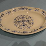 Oval earthenware dish of saint Amand