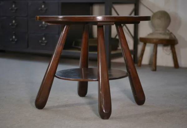 Guéridon pieds obus 1940’s