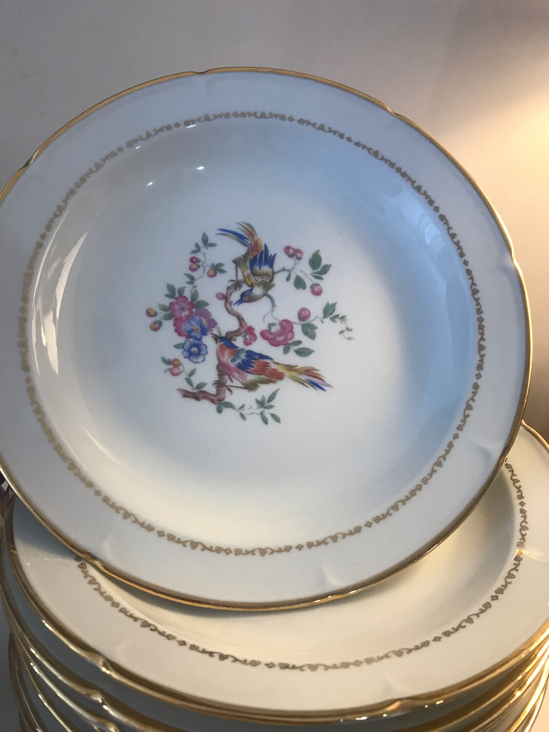 24 fine porcelain plates