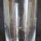 Set of 9 glasses (for whisky or other) in engraved crystal featuring a "Flight of Ducks".