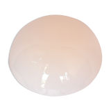 Plafonnier, années 70, opaline "méduse" blanche