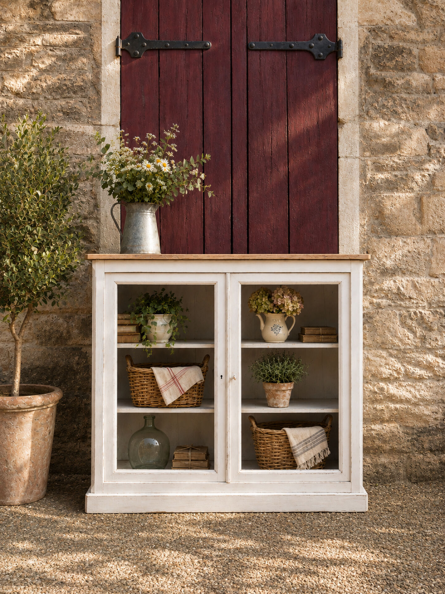 Vitrine rénovée