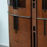 Grand meuble vitrine Art Déco / buffet avec éclairage de luxe