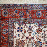 Carpet vintage Persian Mashad done hand 210x334cm 1950 s