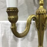 Pair of sconces Louis XVI Bronze