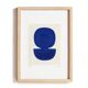 Peinture abstraite sur papier signée Eawy