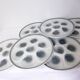 6 vintage oyster plates from Moulin des Loups and Orchies