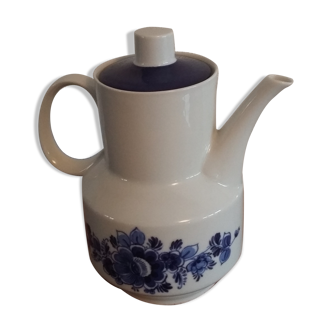 White teapot and blue winterling Bavaria