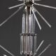 Floor Lamp by René Roubíček, Nový Bor, Glass & Metal, 1960s